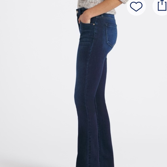 KanCan High Rise Bootcut Jeans - Dark Wash - Picture 3 of 12